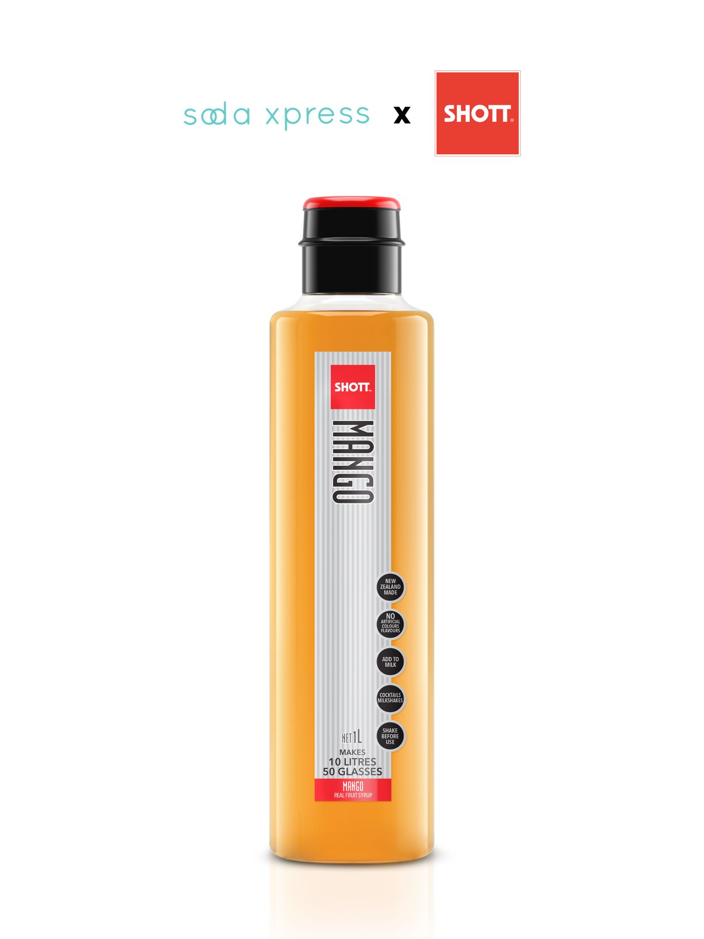 SHOTT Beverages Mango Syrup 1L