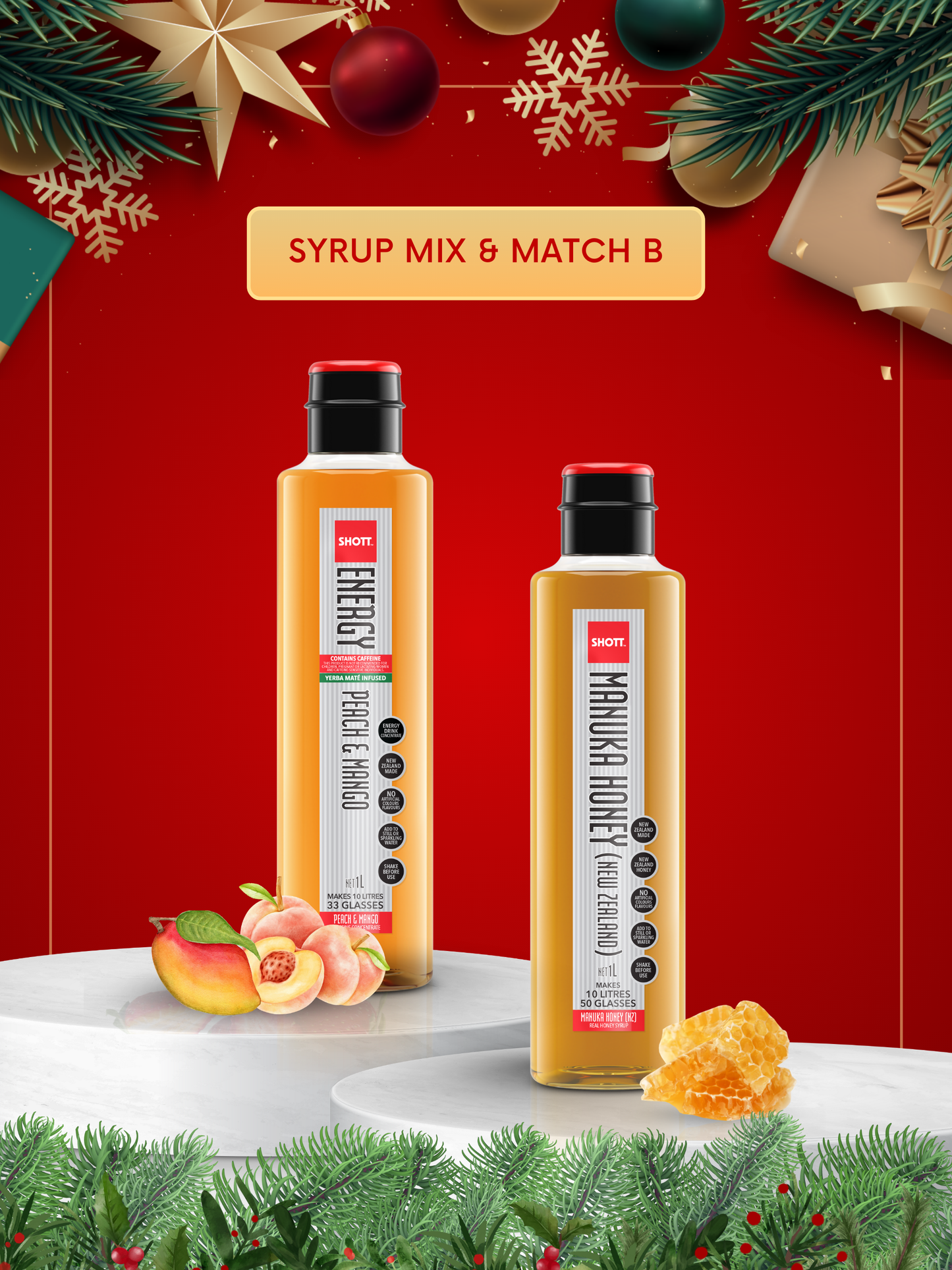 Christmas SHOTT Syrup Mix & Match B