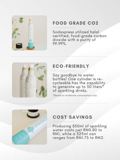 SodaXpress Refilled Cylinder (1-to-1 Exchange Only)