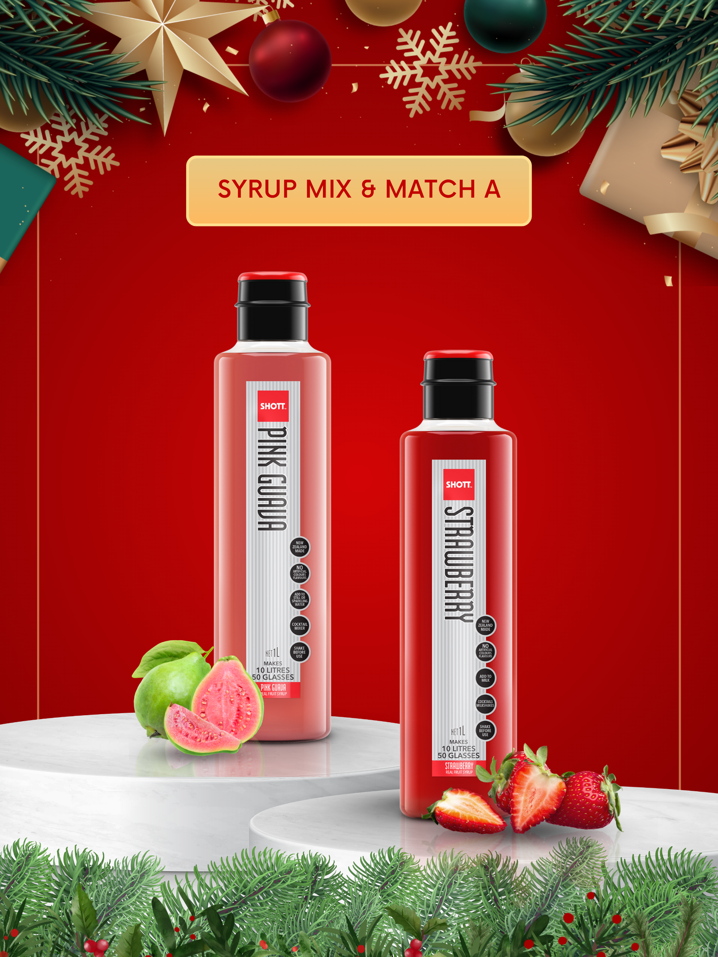 Christmas SHOTT Syrup Mix & Match A