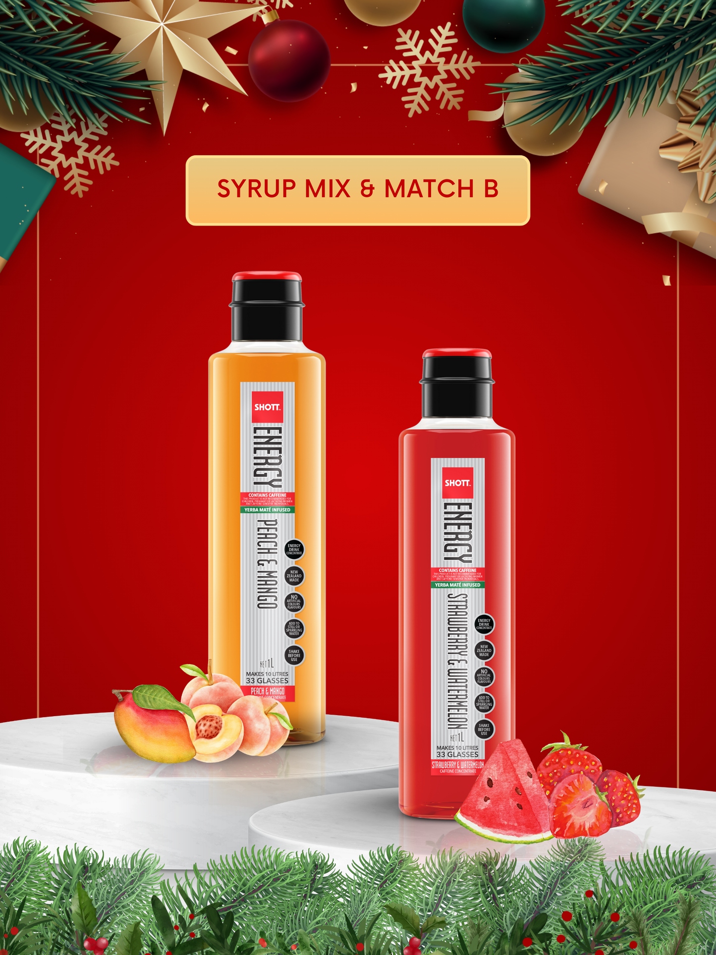 Christmas SHOTT Syrup Mix & Match B