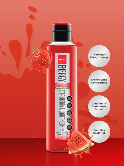 SHOTT Energy Strawberry & Watermelon (1L)
