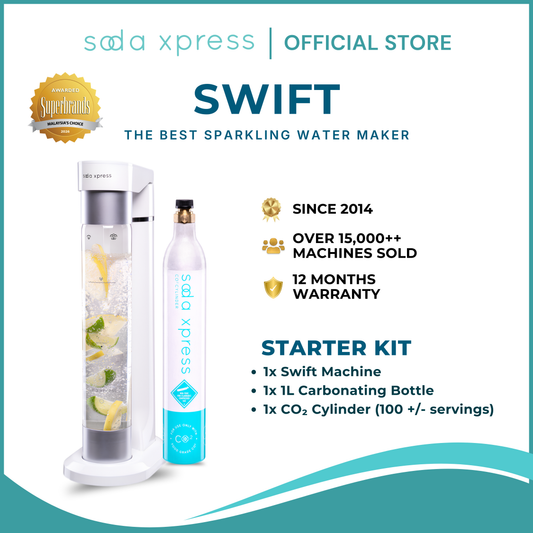 SodaXpress SWIFT Starter Kit Soda Maker Sparkling Water Machine