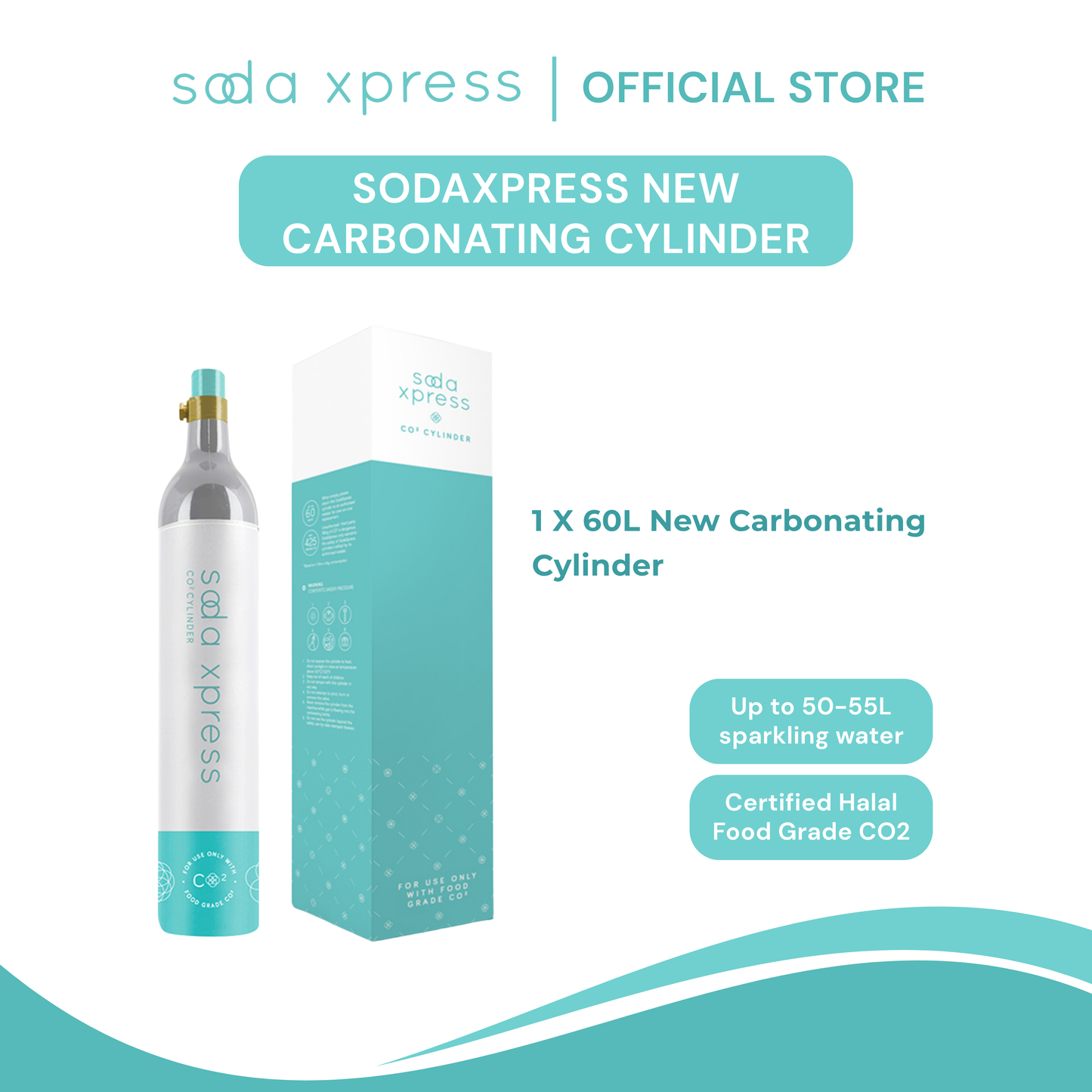 SodaXpress New Carbonating Cylinder