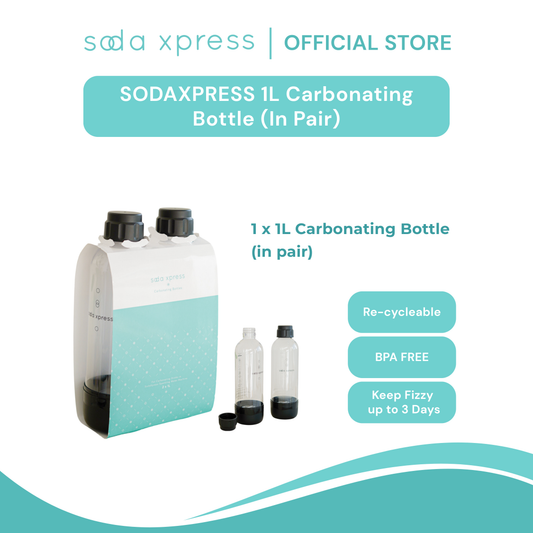 SodaXpress 1L Carbonating Bottle (In Pair)